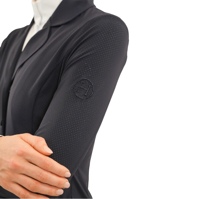 Harcour - Veste de concours femme Bess marine | - Ohlala