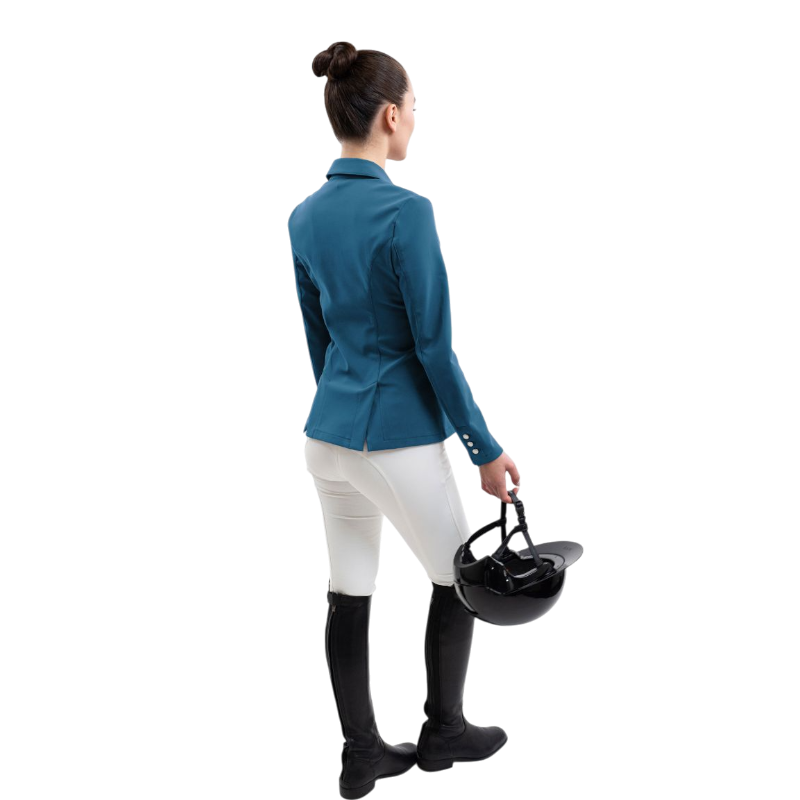 Harcour - Veste de concours femme Jismy bleu lagon | - Ohlala