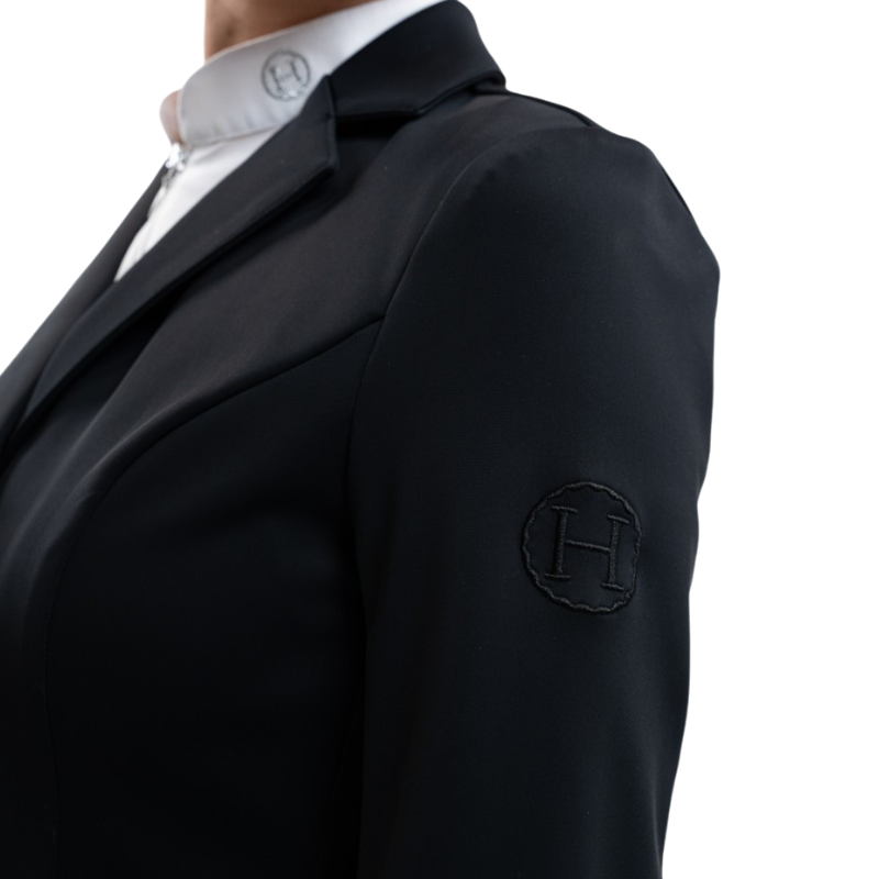 Harcour - Veste de concours femme Jismy noir | - Ohlala