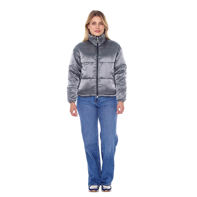 Harcour - Veste matelassée manches longues femme Janari marine | - Ohlala