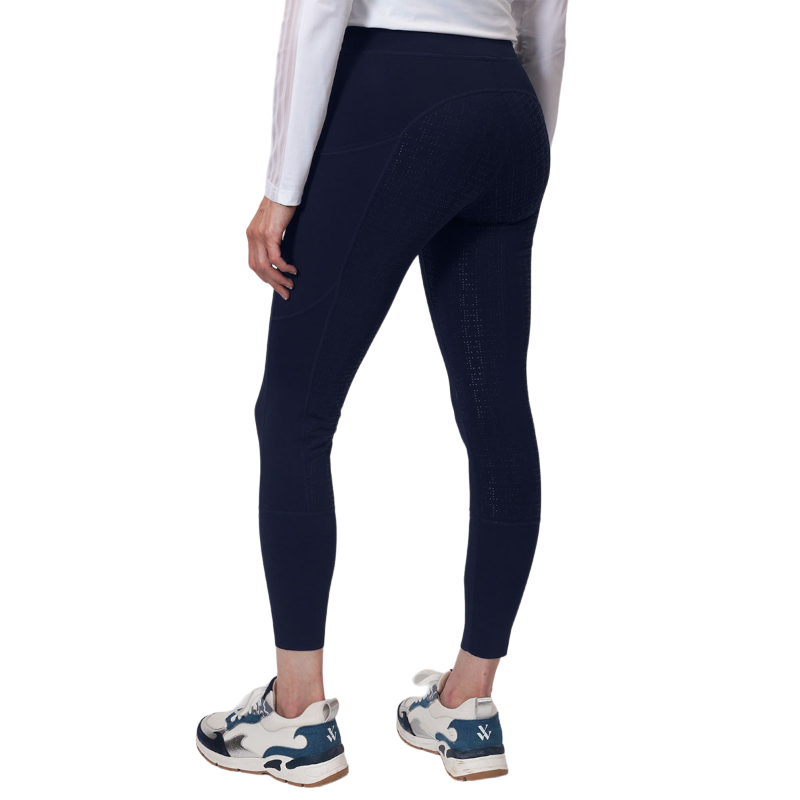 Harcour - Legging d'équitation femme Louna marine | - Ohlala