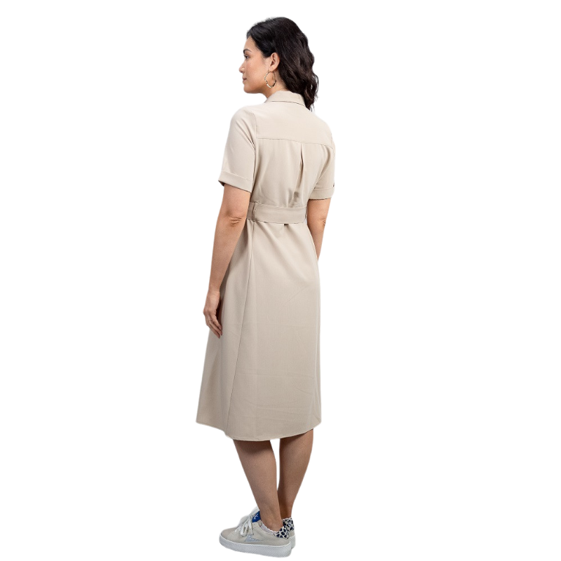 Harcour - Robe femme Disca latte | - Ohlala