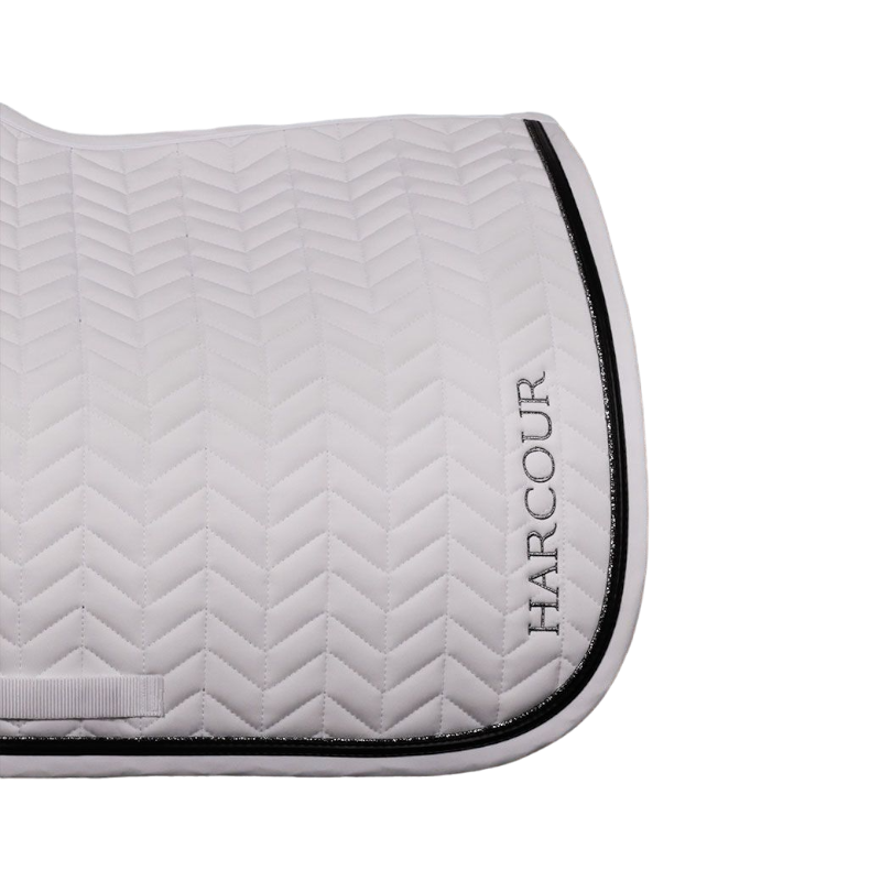 Harcour - Tapis de selle Sisko blanc