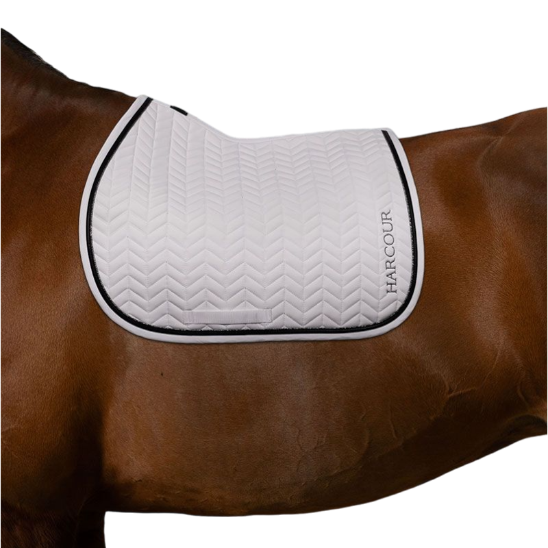 Harcour - Tapis de selle Sisko blanc