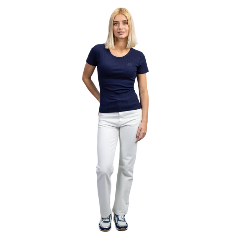 Harcour - T-shirt manches courtes femme Tarlala marine | - Ohlala