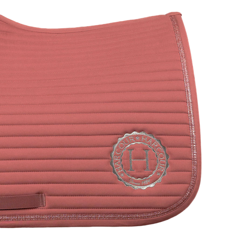 Harcour - Tapis de selle Karembar vieux rose | - Ohlala