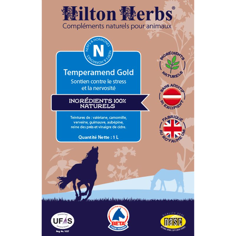 Hilton Herbs - Complément alimentaire Stress et nervosité Temperamend gold