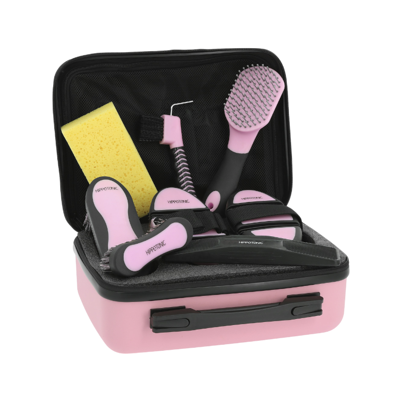 Hippotonic - Malette de pansage Olivia rose | - Ohlala