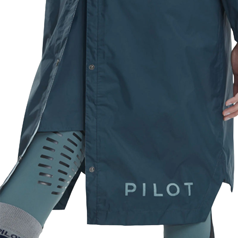 Horse Pilot - Blouson long imperméable femme Raintech marine