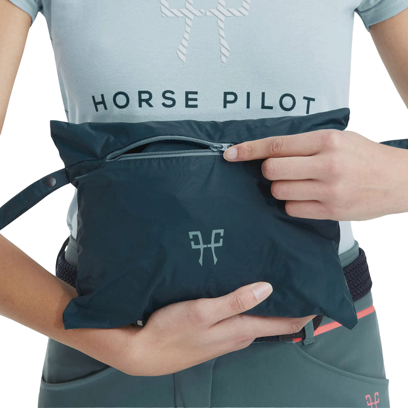 Horse Pilot - Blouson long imperméable femme Raintech marine