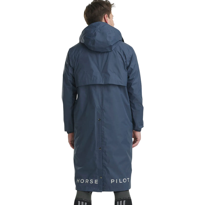 Horse Pilot - Blouson long imperméable homme Raintech marine