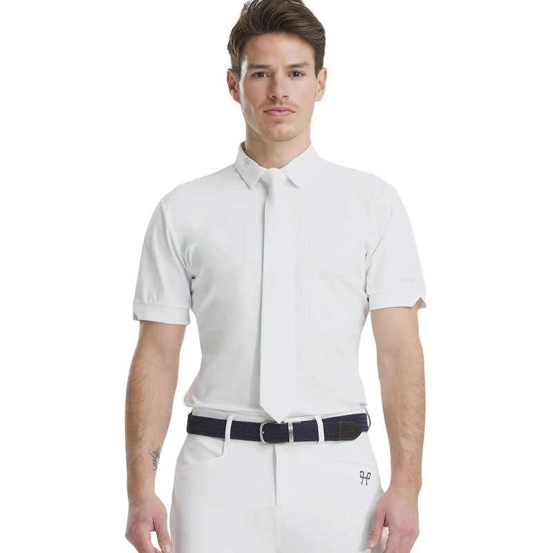 Horse Pilot - Chemise à manches courtes homme Aerolight blanc