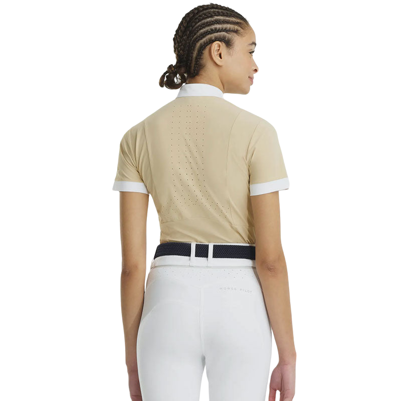 Horse Pilot - Chemise manches courtes femme Aerolight sable | - Ohlala