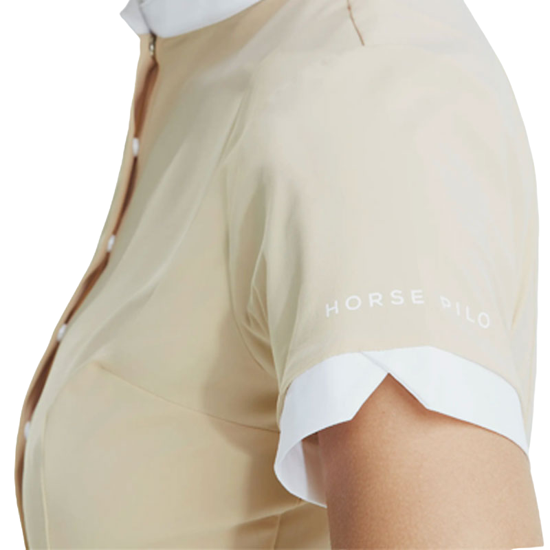 Horse Pilot - Chemise manches courtes femme Aerolight sable | - Ohlala