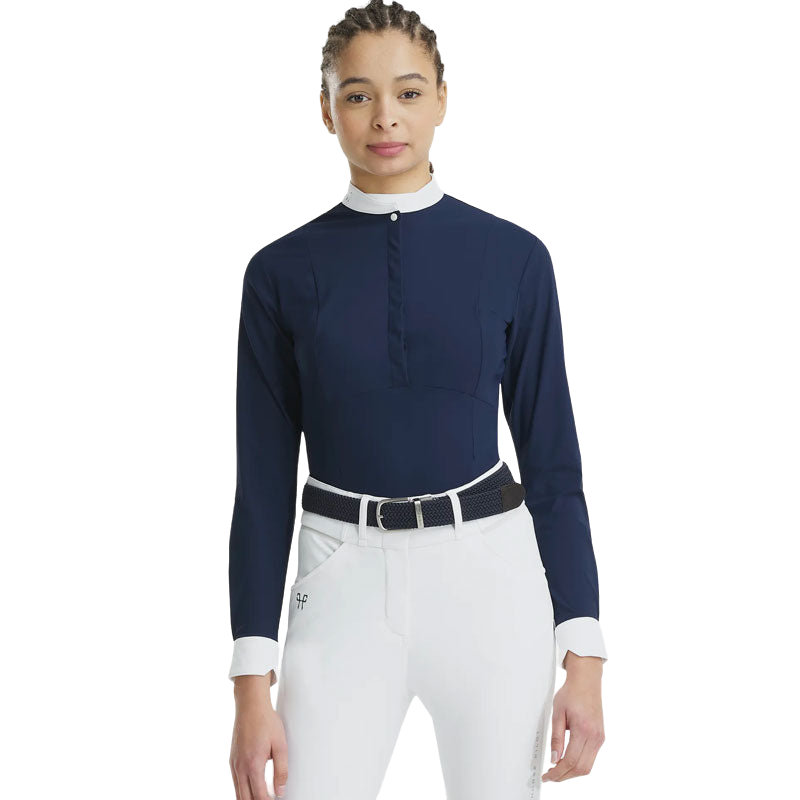 Horse Pilot - Chemise manches longues femme Aerolight marine | - Ohlala