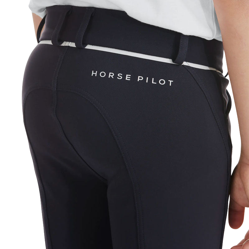 Horse Pilot - Pantalon d'équitation garçon X-Design bleu nuit