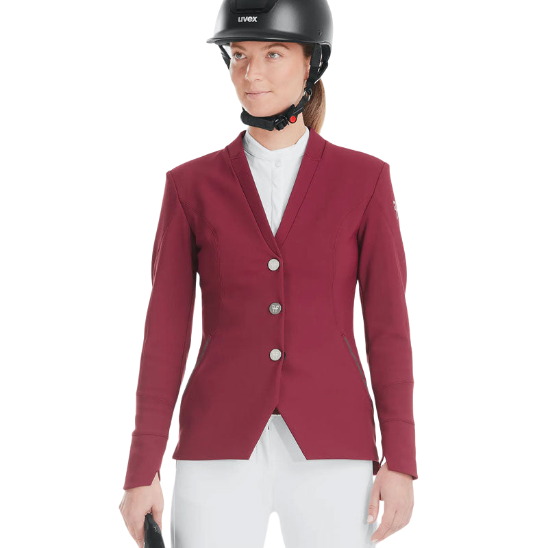 Horse Pilot - Veste de concours femme Aerotech rouge sombre