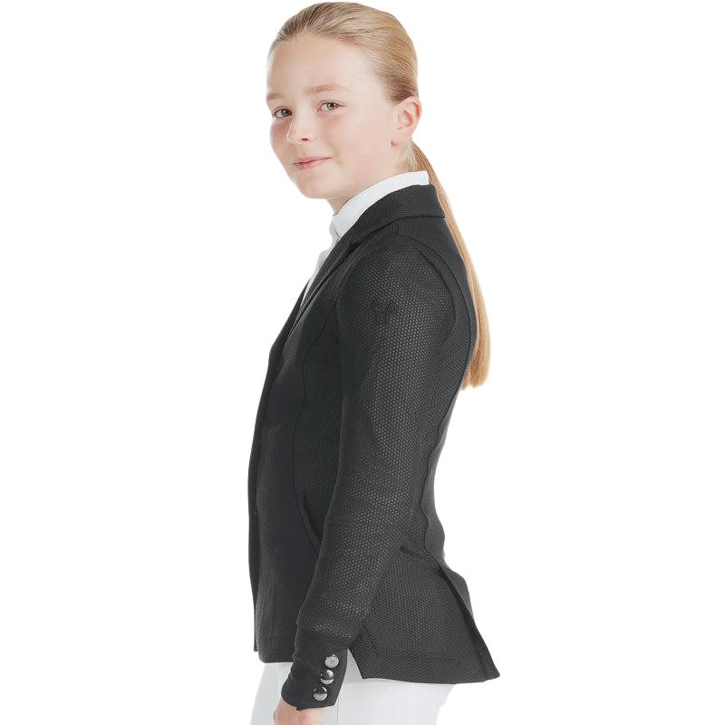 Horse Pilot - Veste de concours fille Aeromesh noir