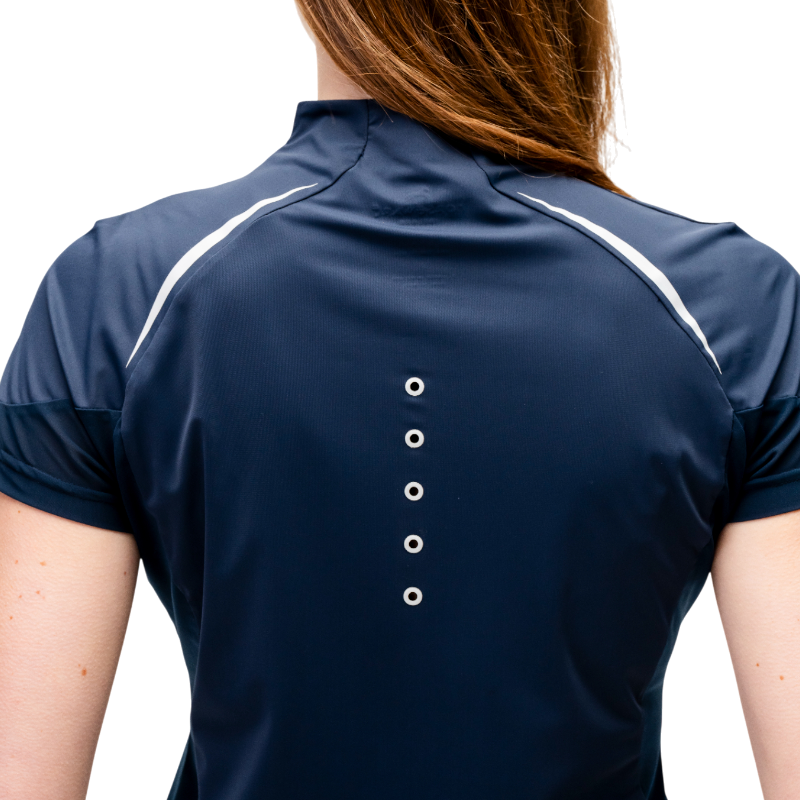 Horseware - Baselayer manches courtes femme Stamina marine | - Ohlala