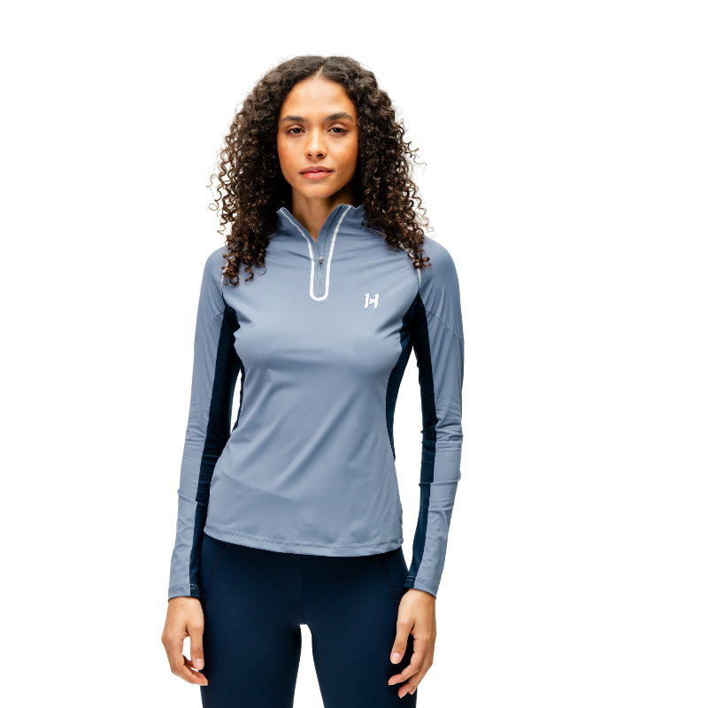 Horseware - Baselayer manches longues femme Stamina Hw blue | - Ohlala