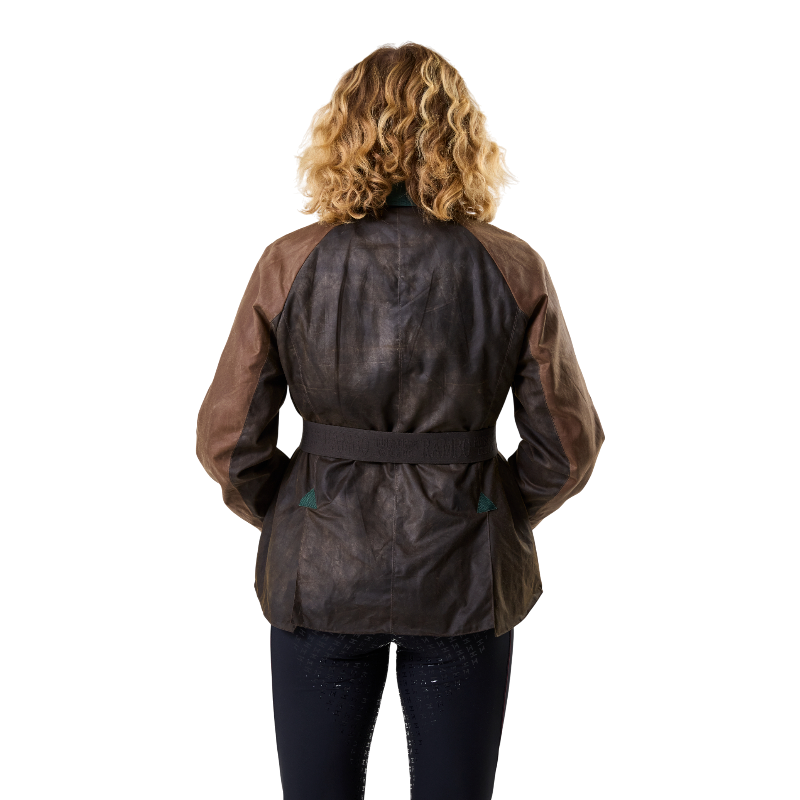 Horseware - Blouson manches longues femme 40 Year Wax heritage bay/ rambo green | - Ohlala