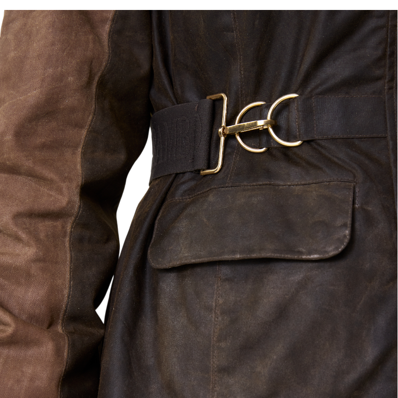 Horseware - Blouson manches longues femme 40 Year Wax heritage bay/ rambo green | - Ohlala