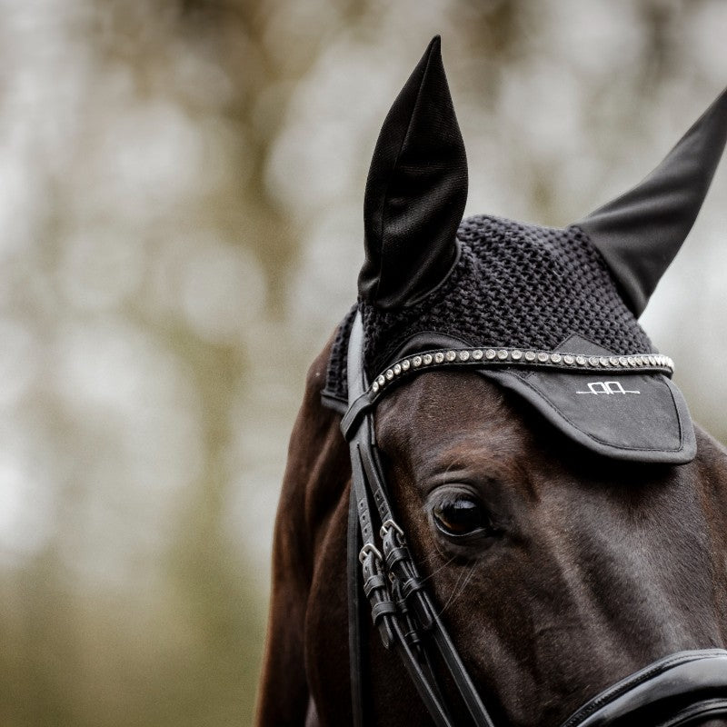 Horseware - Bonnet pour chevaux Alessandro Albanese noir | - Ohlala