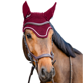 Horseware - Bonnet pour chevaux Signature bordeaux | - Ohlala
