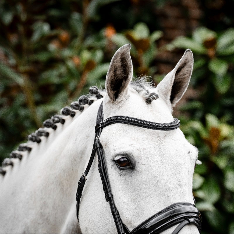 Horseware - Bridon Diamante Flash noir/ noir | - Ohlala