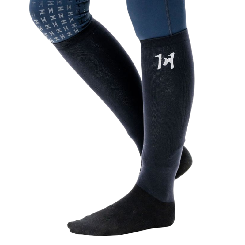 Horseware - Chaussettes d'équitation unisexe Athletix marine | - Ohlala