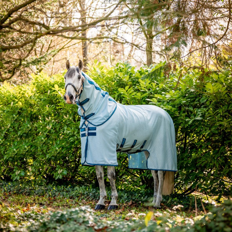 Horseware - Chemise anti-mouches Amigo Bug Buster azure blue/ marine/ bleu éléctrique | - Ohlala