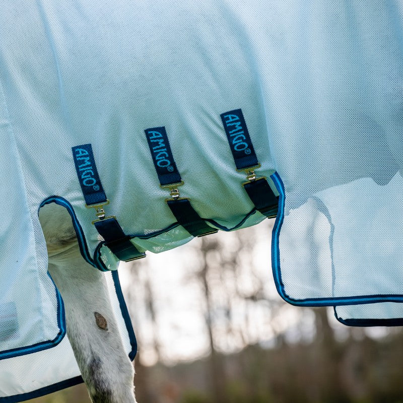 Horseware - Chemise anti-mouches Amigo Bug Buster azure blue/ marine/ bleu éléctrique | - Ohlala