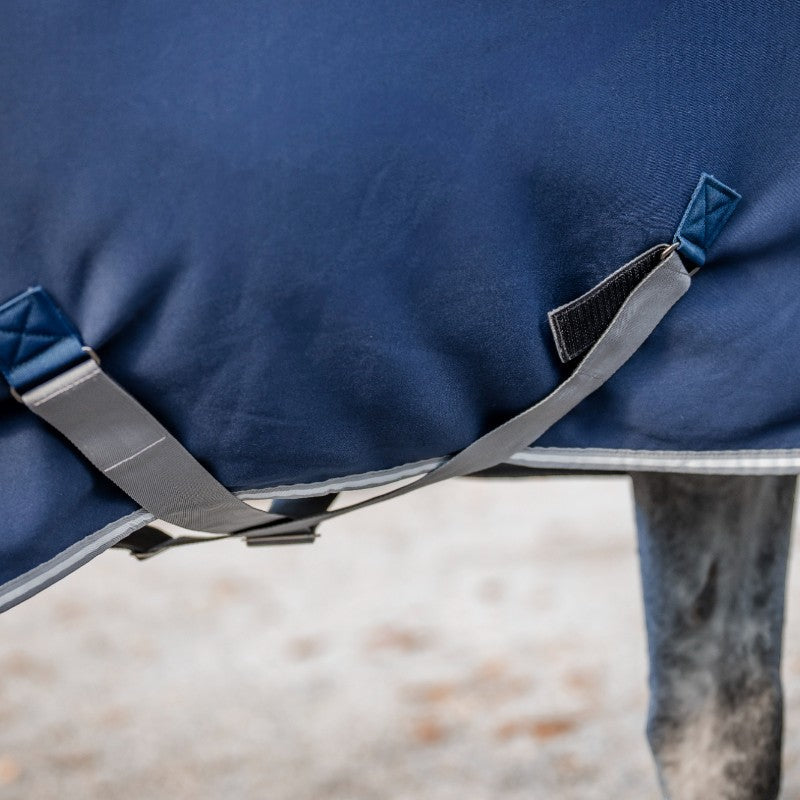 Horseware - Chemise séchante Amigo Jersey Integrated marine/ titanium grey/ argent | - Ohlala