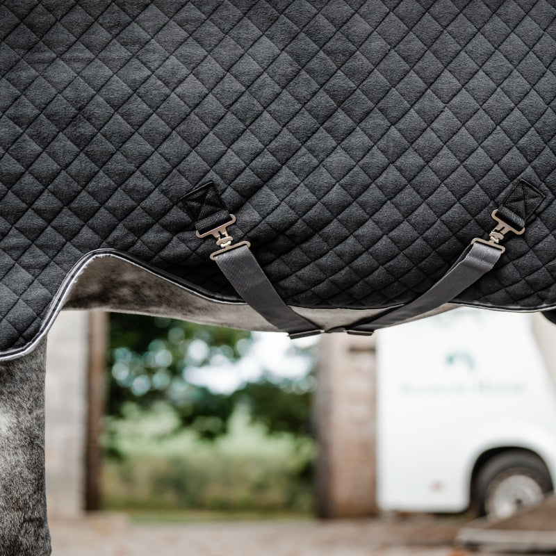 Horseware - Chemise séchante Thermal Cooler noir/ thunderstorm grey/ argent | - Ohlala