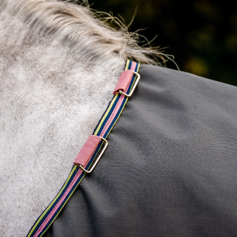 Horseware - Couverture d'extérieur Amigo Hero Ripstop shadow/ rose/ marine 0g | - Ohlala