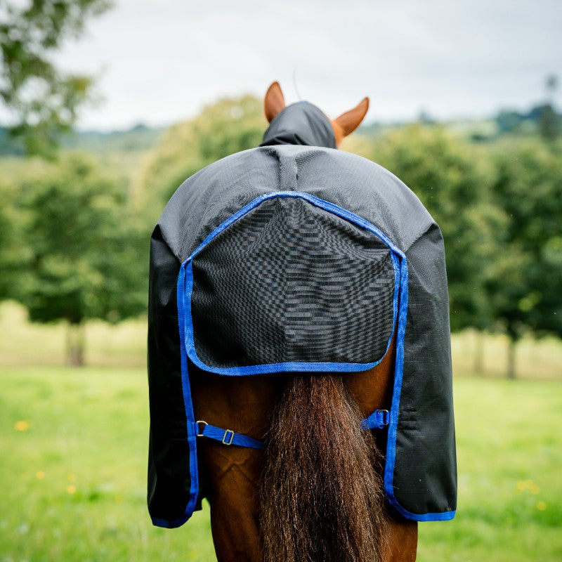 Horseware - Couverture d'extérieur Amigo Ripstop 900 Original doublure polaire noir/ classic blue 50g | - Ohlala