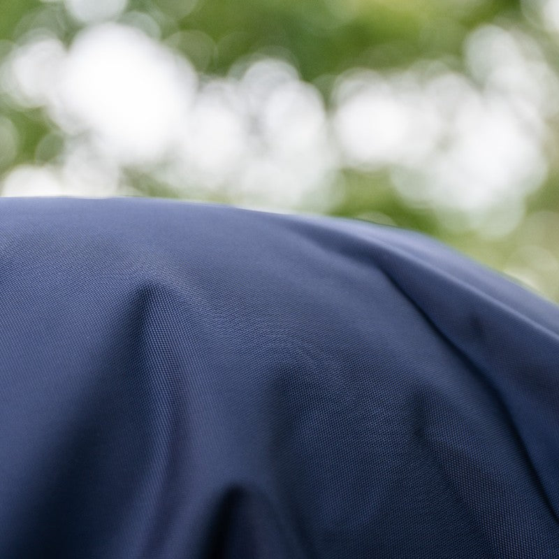 Horseware - Couverture d'extérieur Rambo Supreme Turnout Plus marine/ thunderstorm grey/ silver 450g | - Ohlala