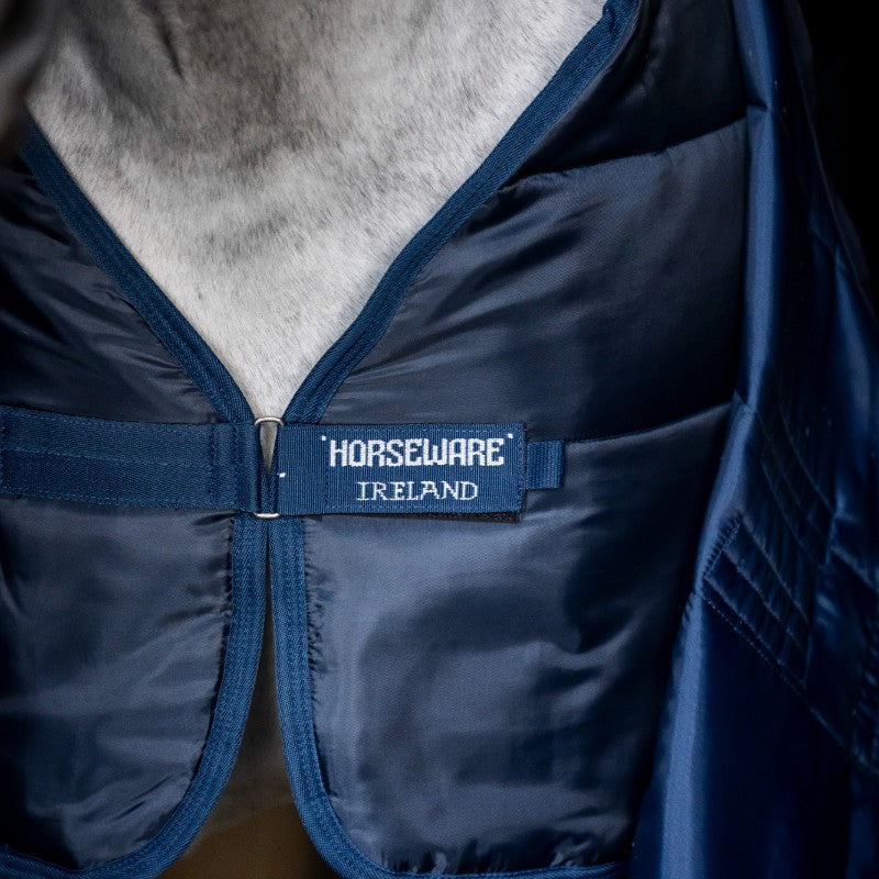 Horseware - Couverture de box Amigo Ripstop Insulator dynasty green/ marine/ argent 50g | - Ohlala