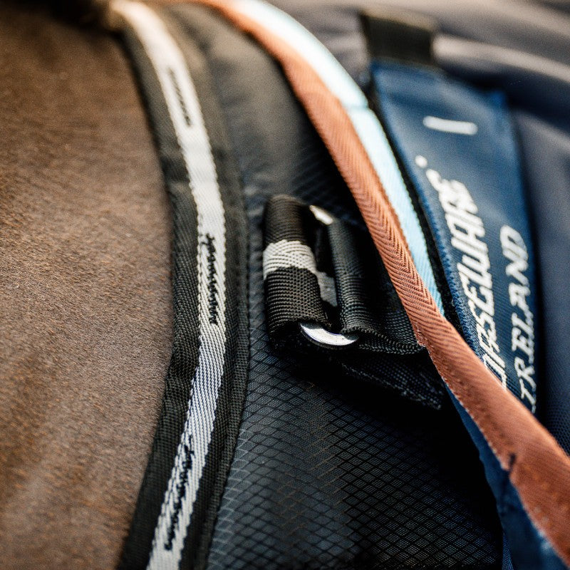 Horseware - Couverture de box Easy-Layer Stable Plus noir/ noir/ silver 400g | - Ohlala