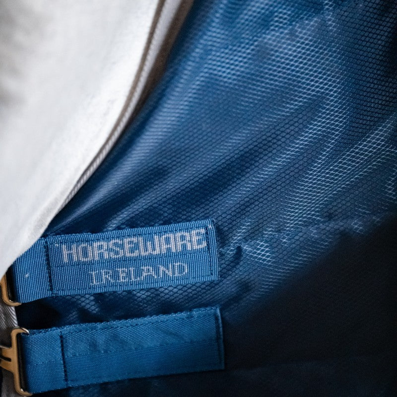 Horseware - Couverture de box thérapeutique Ionic Therapy imperial blue/ argent/ marine 50g | - Ohlala