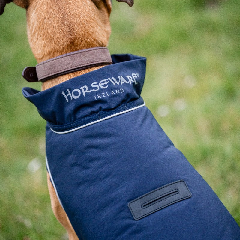 Horseware - Couverture imperméable pour chien Signature marine | - Ohlala