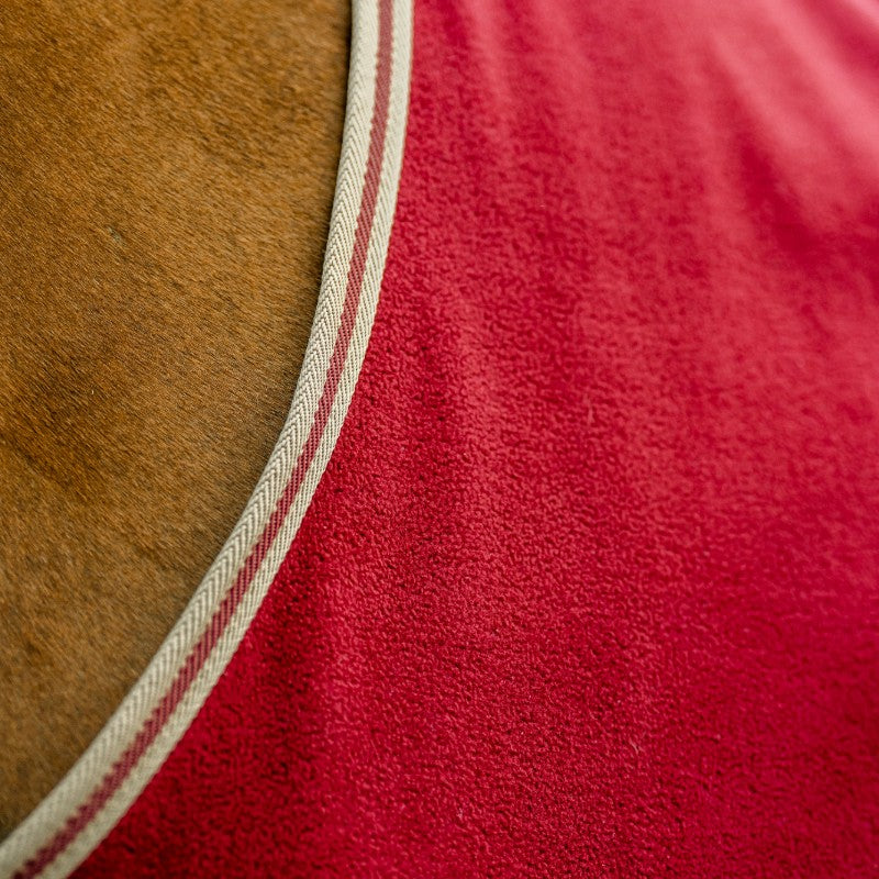 Horseware - Couverture polaire Amigo Fleece Cooler mulberry et taupe 0g | - Ohlala