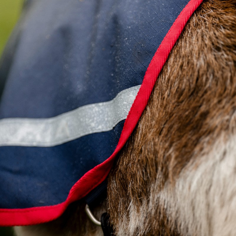 Horseware - Couverture pour chèvre marine/ rouge 0g | - Ohlala