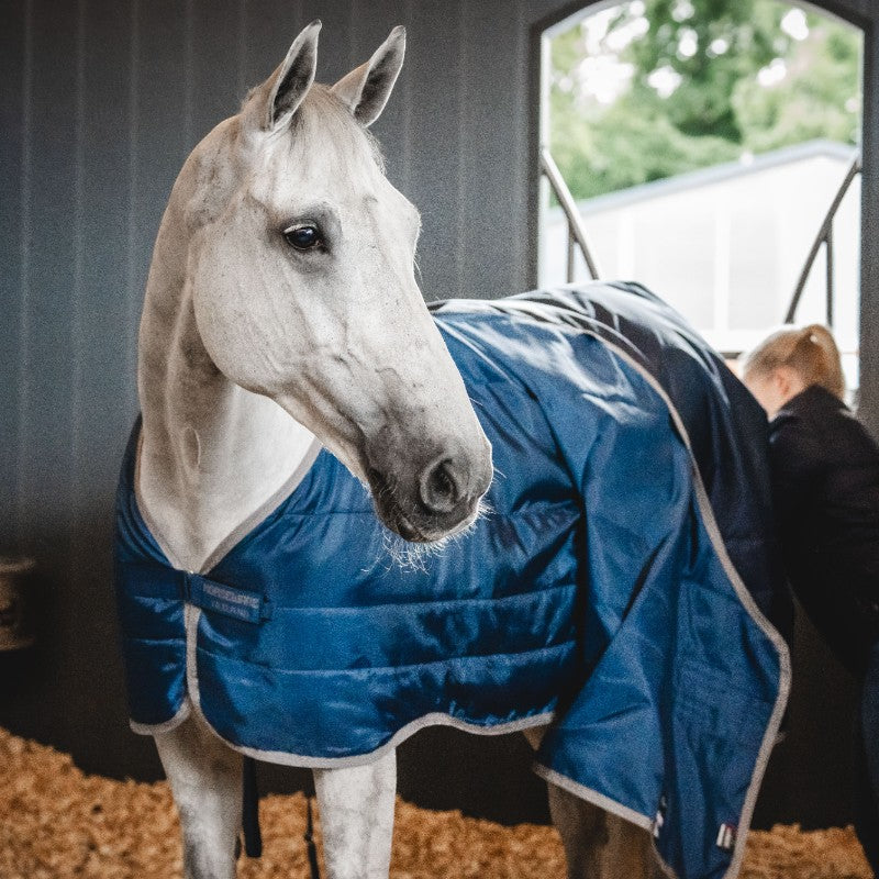 Horseware - Doublure liner thérapeutique Ionic Therapy imperial blue/ argent/ marine 50g | - Ohlala