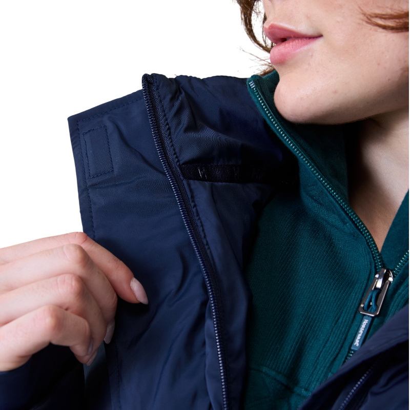 Horseware - Doudoune longues femme Verve marine | - Ohlala