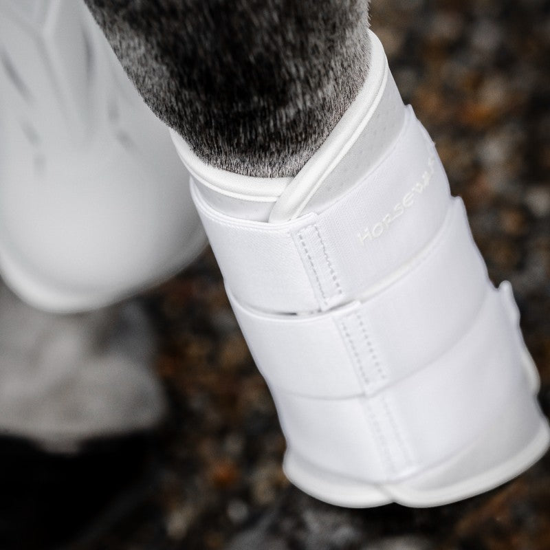 Horseware - Guêtres ouvertes Classic blanc | - Ohlala