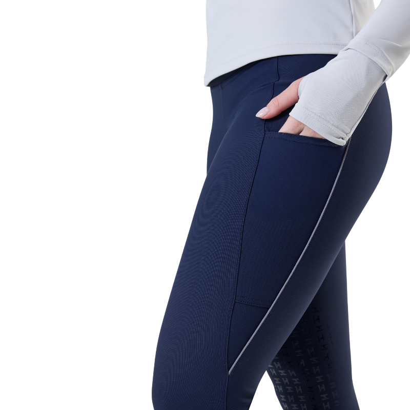 Horseware - Legging d'équitation femme Optifit Winter marine | - Ohlala