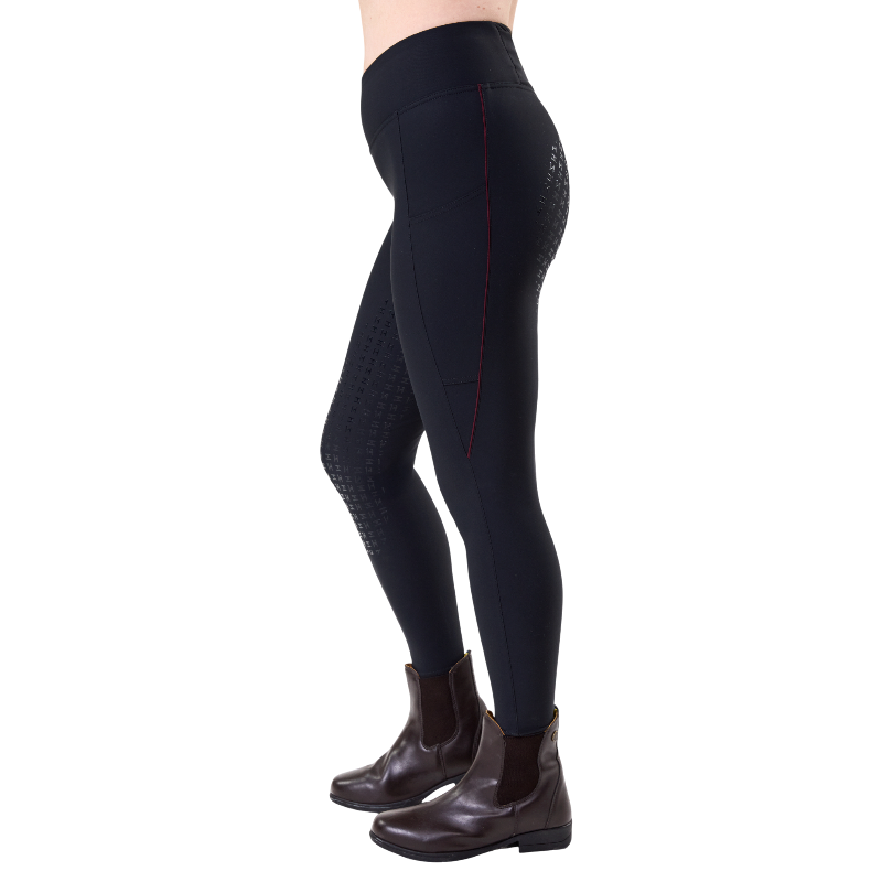 Horseware - Legging d'équitation femme Optifit Winter noir full grip | - Ohlala