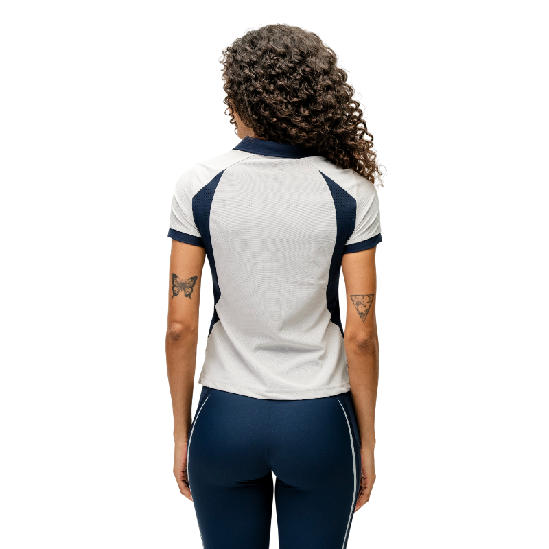 Horseware - Polo manches courtes femme Vital light grey | - Ohlala