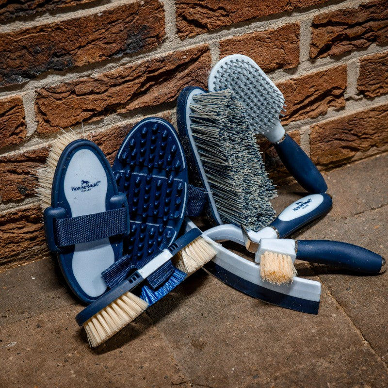 Horseware - Set de brosses Newmarket witney navy | - Ohlala